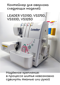 {{productViewItem.photos[photoViewList.activeNavIndex].Alt || productViewItem.photos[photoViewList.activeNavIndex].Description || 'Контейнер для оверлока Leader VS310D, Leader VS370D, Leader VS325D, Leader VS333D'}}